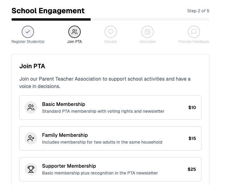Start of School Push